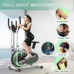 2-in-1 Elliptical Cross Trainer with LCD Monitor