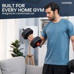 Adjustable 2-in-1 Dumbbell Set - 20kg Pair