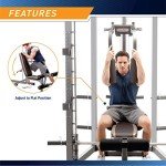 MARcy Classico Smith Machine and Weight Bench Combo