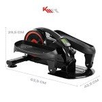 KM Fit Mini Elliptical Trainer with LCD Display
