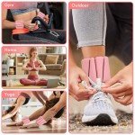 Adjustable Wrist and Ankle Weights Set - 2LB