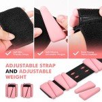 Adjustable Wrist and Ankle Weights Set - 2LB