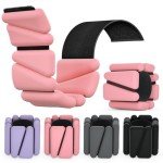 Adjustable Wrist and Ankle Weights Set - 2LB