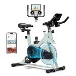 Magnetic Resistance Exercise Bike with App Support