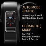 Under Desk Elliptical Pedal Exerciser with 12 Speeds