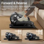 Under Desk Elliptical Pedal Exerciser with 12 Speeds