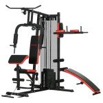 SPORTNOW Multi Gym Workout Station with 65kg Weight Stack