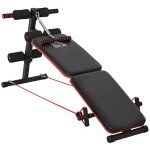 Adjustable Sit Up Bench with Arm Rope