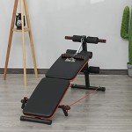 Adjustable Sit Up Bench with Arm Rope