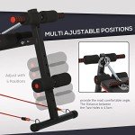 Adjustable Sit Up Bench with Arm Rope