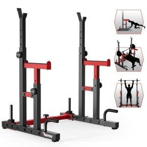 PASYOU Adjustable Heavy Duty Squat Rack Stand