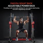 PASYOU Adjustable Heavy Duty Squat Rack Stand