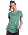 Women's Short Sleeve Gym T-Shirt - Green