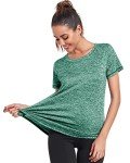 Women's Short Sleeve Gym T-Shirt - Green