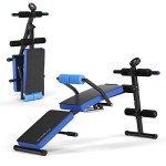 Foldable Sit Up Bench with LCD Monitor
