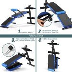 Foldable Sit Up Bench with LCD Monitor