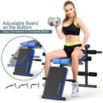 Foldable Sit Up Bench with LCD Monitor