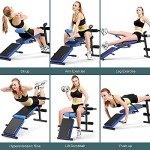 Foldable Sit Up Bench with LCD Monitor