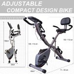 AceFuture 4-in-1 Folding Stationary Exercise Bike