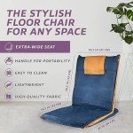 bonVIVO Easy III Folding Floor Chair - Portable Comfort