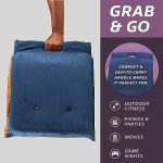 bonVIVO Easy III Folding Floor Chair - Portable Comfort