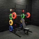 GYM MASTER GM2 Half Power Rack with Spotters