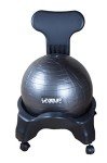 Roller Balance Chair with Ball and Foot Pump