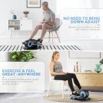 Under Desk Elliptical Machine with Remote Control