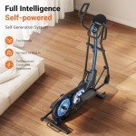 MERACH Self-Generating Long Stride Elliptical Trainer