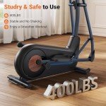 MERACH Self-Generating Long Stride Elliptical Trainer