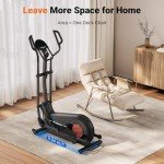 MERACH Self-Generating Long Stride Elliptical Trainer