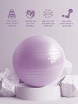 Purple 85cm Gym Ball for Fitness and Yoga