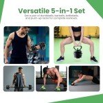 20Kg 5-in-1 Dumbbell, Barbell, Kettlebell Set