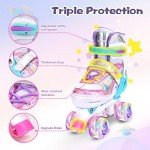 Adjustable Toddler Roller Skates with Light-Up Wheels