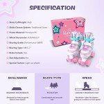 Adjustable Toddler Roller Skates with Light-Up Wheels