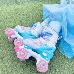 Adjustable Toddler Roller Skates with Light-Up Wheels