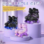 Adjustable Kids Roller Skates with Light Up Wheels