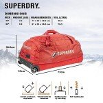 Durable Lightweight Roller Duffle Bag with Skate Wheels