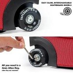 Durable Lightweight Roller Duffle Bag with Skate Wheels