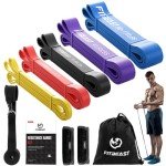 FitBeast 5-Level Resistance Bands Set for Home Gym