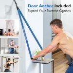 FitBeast 5-Level Resistance Bands Set for Home Gym