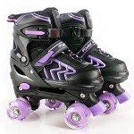 Adjustable Kids Roller Skates with Light-Up Wheels