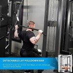 Home Gym Cable Pulley System with Accessories