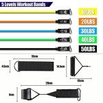 EVOLAND Resistance Bands Set for Home Workouts