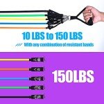 EVOLAND Resistance Bands Set for Home Workouts