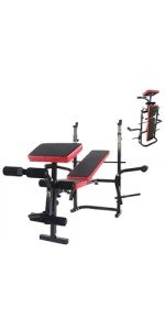 Zanbeel Foldable Weight Bench for Home Workouts