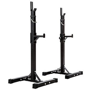 Adjustable 2-Piece Weight Rack for Home Gym