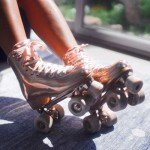 Marawa Rose Gold Impala Roller Skates - Size 8