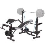Adjustable HAKENO Weight Bench with Squat Rack
