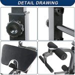 Adjustable HAKENO Weight Bench with Squat Rack